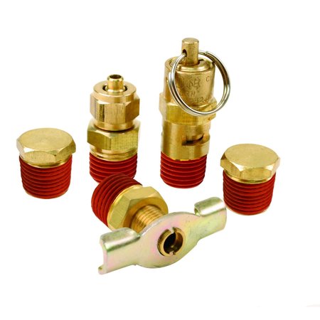 Viair Tank Port Fittings Kit, For 200 psi Rated 90004